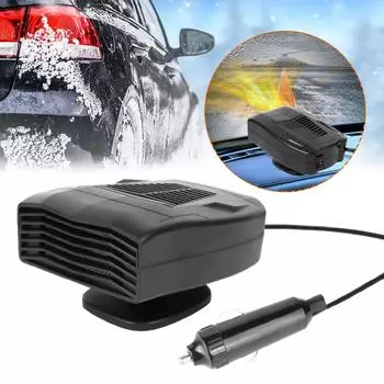 Автомобильный обогреватель лобового стекла 12 В/24 В 2 в 1, вентилятор для обогрева/охлаждения автостекол с быстрым нагревом для грузовика, автофургона Q8V4