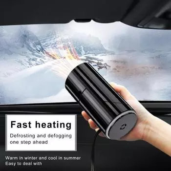 Автомобильный обогреватель Низкий уровень шума ветра Мощный нагрев Быстрое устранение запотевания Эффективный Складной Двойное использование