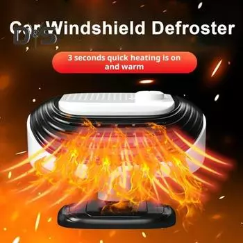 Автомобильный обогреватель, портативный 2-в-1, охлаждающий вентилятор с подогревом, стабильная теплоотдача, многоугольная подача воздуха, автомобильный обогреватель лобового стекла 24v зелёный