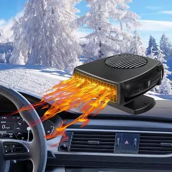 Автомобильный обогреватель, портативный обогреватель лобового стекла, вращение на 360 градусов для автомобилей и грузовиков