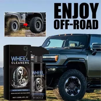 Автомобильный очиститель колес спрей для чистки колес Мягкий и эффективный уход за колесами Удобный автомобильный очиститель спрей для легковых автомобилей, грузовиков, внедорожников United States