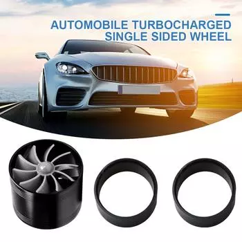 Автомобильный односторонний турбо универсальный автомобильный впускной турбонагнетатель естественный воздухозаборник двигателя воздухозаборник аксессуары для деталей автомобиля грузовика синий