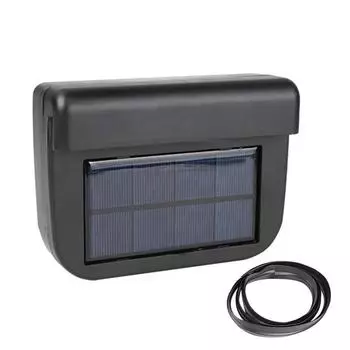 Автомобильный оконный вентилятор с быстрым вращением, работающий на солнечной энергии Автомобильный оконный вентилятор, компактный солнечный оконный вентилятор, работающий на солнечной энергии, автомобильная вентиляция United States