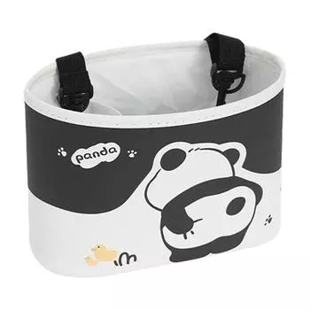 Автомобильный органайзер для заднего сиденья, большая вместительная мусорная корзина, симпатичный, экономящий место, автомобильный органайзер, портативный мусорный мешок для мобильных телефонов, ключей белый