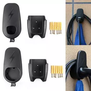 Автомобильный органайзер для зарядного кабеля для Tesla Model 3 Y, настенное крепление с кронштейном для шасси, держателем для зарядного устройства