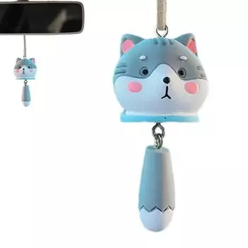 Автомобильный орнамент, милый автомобильный кролик, подвесное украшение, автомобильный задний вид, подвеска, аксессуары для укладки салона автомобиля, декор для транспортного средства коричневый