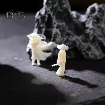 Автомобильный орнамент, скульптура мини-рейнджера, декор странствующего рыцаря, символ мужества, автомобильные аксессуары, уникальное украшение приборной панели для любителей кунг-фу 2cm B белый