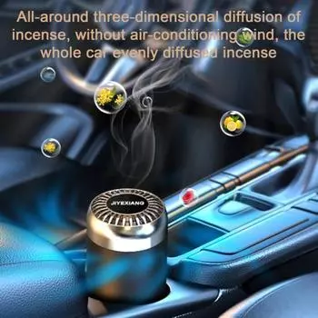 Автомобильный освежитель воздуха, аромат, длительное удаление запаха, стоячий мини-портативный безопасный внедорожник Lemon