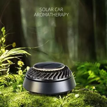 Автомобильный освежитель воздуха, авто, солнечная энергия, незаменимый вращающийся, простой в установке масляный диффузор, ароматерапия Gulong
