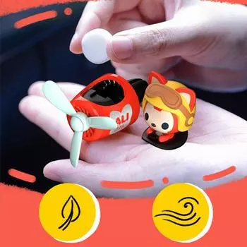 Автомобильный освежитель воздуха Bear Pilot, автоаксессуары, интерьерный диффузор для духов, вращающийся пропеллер, ароматизатор, магнитный дизайн