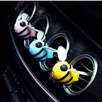 Автомобильный освежитель воздуха Bee, автоматический зажим для вентиляционного отверстия, ароматизаторы, ароматизаторы, дезодорант, диффузор для духов, аксессуары для салона автомобиля Blue-Bee