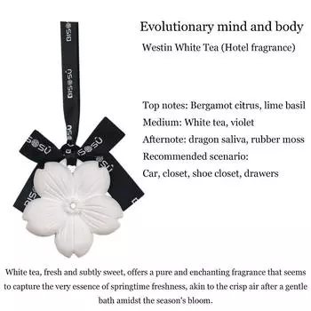 Автомобильный освежитель воздуха Белый цветок Автомобильный освежитель воздуха Вишня Автомобильный парфюм Подвеска Освежитель воздуха Подвеска Дом White tea