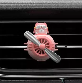 Автомобильный освежитель воздуха Cartoon Pilot с вращающимся пропеллером, ароматизатор с магнитным наконечником, автомобильные аксессуары, диффузор духов для салона