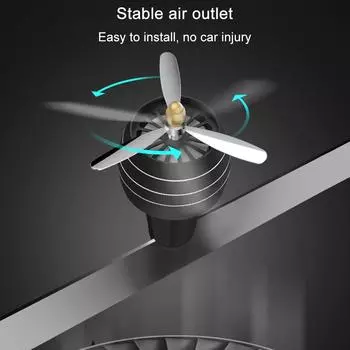 Автомобильный освежитель воздуха для кондиционирования воздуха, автомобильный сплав, мини-светодиодный вентиляционный выход, зажим для духов, свежая ароматерапия с подсветкой для украшения автомобиля