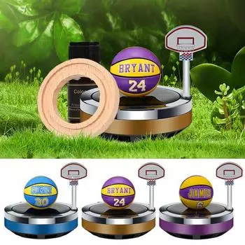 Автомобильный освежитель воздуха на солнечной энергии, вращающаяся корзина, длительный аромат, очистка воздуха, авто ароматерапевтический диффузор, орнамент, аксессуары для салона автомобиля Gulong