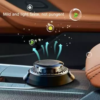 Автомобильный освежитель воздуха на солнечной энергии, автоматический вращающийся долговечный ароматизатор для очистки воздуха, автоматический ароматерапевтический диффузор, орнамент, аксессуары для салона автомобиля A