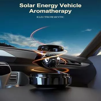 Автомобильный освежитель воздуха на солнечной энергии, ароматерапия, парфюмерный масляный диффузор, длительный аромат для внутреннего автомобиля, аксессуары для салона автомобиля