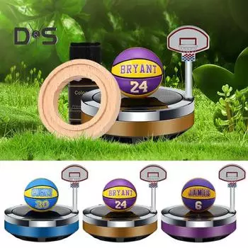 Автомобильный освежитель воздуха на солнечной энергии, вращающаяся корзина, длительный аромат, очистка воздуха, авто ароматерапевтический диффузор, орнамент, аксессуары для салона автомобиля Gulong