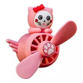 Автомобильный освежитель воздуха Pink Cat вращающийся пропеллер воздухозаборник диффузор духов