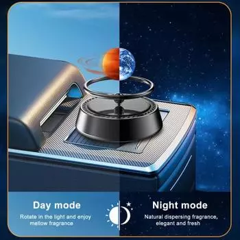 Автомобильный освежитель воздуха, подвеска, солнечная энергия, длинная планета, стойкий аромат, удаление запаха, авто D чёрный