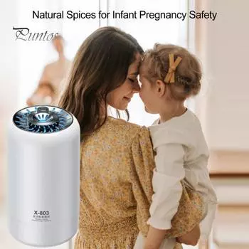 Автомобильный освежитель воздуха с эфирным маслом, 4-ступенчатый регулируемый умный увлажнитель воздуха, автоматическое включение/выключение, диффузия аромата, гальваническая поверхность, зарядка через USB для автомобиля белый