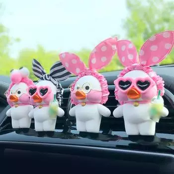 Автомобильный освежитель воздуха с изображением милой уточки из мультфильма Автомобильные аксессуары Духи для салона Освежители воздуха для автомобиля Вентиляционные зажимы Ароматизаторы для розеток