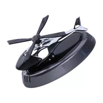 Автомобильный освежитель воздуха с вращающимися солнечными духами для автомобиля, украшение для снятия стресса чёрный