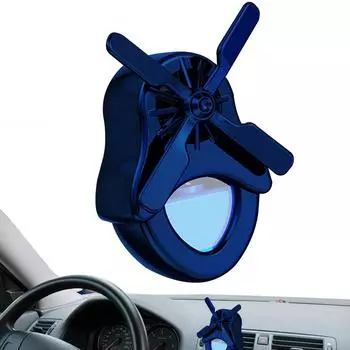 Автомобильный освежитель воздуха с вращающимся пропеллером, диффузор для ароматизаторов воздуха, парфюмерный диффузор для автомобильных аксессуаров синий