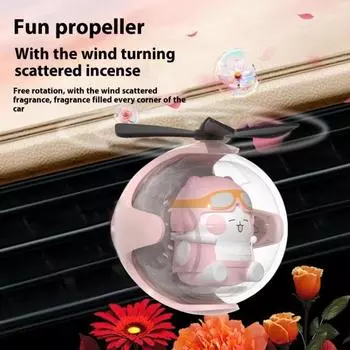 Автомобильный освежитель воздуха со светодиодной подсветкой, работающий от батареек, универсальный ароматический диффузор с ароматическими таблетками, украшение для вентиляционного отверстия автомобиля D