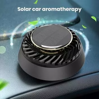 Автомобильный освежитель воздуха, солнечная энергия, автоматический вращающийся диффузор эфирного масла, простая установка, ароматерапия, аксессуары для очистителя воздуха Gulong