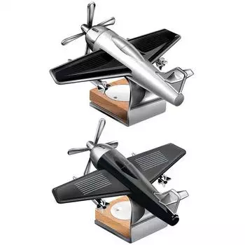 Автомобильный освежитель воздуха, солнечное украшение для самолета, мини-автомобиль, парфюм, освежитель воздуха, аромат, украшение для автомобиля, самолета чёрный