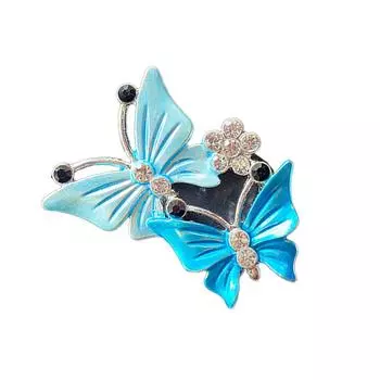 Автомобильный освежитель воздуха вентиляционный зажим в форме насекомого сменный стразы изысканный автомобильный ароматизатор клипсы орнамент фиолетовый