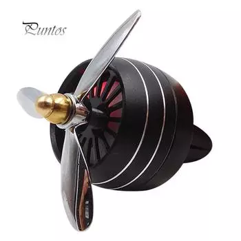 Автомобильный освежитель воздуха, зажим для духов, светодиодный вентилятор, ароматический диффузор, украшение красный