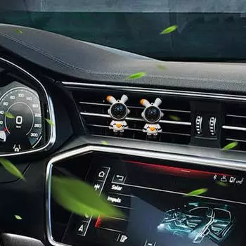 Автомобильный освежитель воздуха, зажим для вентиляционного отверстия, в форме астронавта, диффузор духов, портативный автомобильный зажим для духов, автомобильный диффузор, зажим для вентиляционного отверстия для автофургонов, грузовиков чёрный