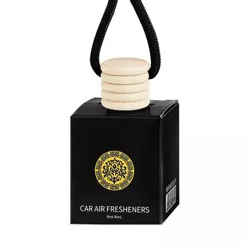 Автомобильный парфюм Ароматерапия Автомобильный испаряющийся натуральный свежий аромат 8 мл One Size чёрный