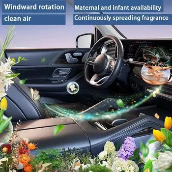 Автомобильный парфюм Автомобильная ароматерапия Кондиционер Дефлектор Украшение Автомобильный ароматизатор Светильник Ароматизатор Украшения Салон автомобиля оранжевый
