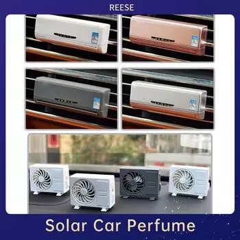 Автомобильный парфюм на солнечной батарее, кондиционер, модель, аксессуары, удаление запаха, выпускной воздуховод, автомобильный ароматизатор, декор салона автомобиля