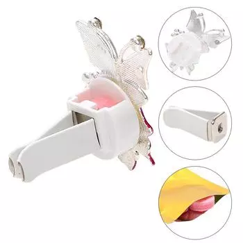 Автомобильный парфюм Натуральный запах Автомобильный стайлинг Клипса для розетки кондиционера Освежитель воздуха Аромат Бабочка зелёный