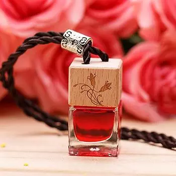 Автомобильный парфюм, подвеска, аромат, долговечный стеклянный декоративный декор, автомобильные духи для бодрящего настроения D