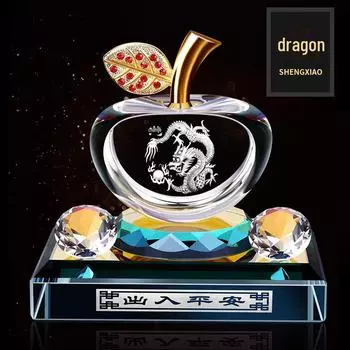 Автомобильный парфюм Zodiac Crystal Apple - креативное украшение для центральной консоли для украшения салона автомобиля