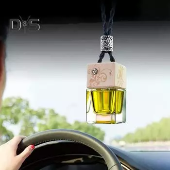 Автомобильный парфюмерный кулон, долговечный аромат, декоративное стекло, автомобильный парфюмерный декор для бодрящего вождения