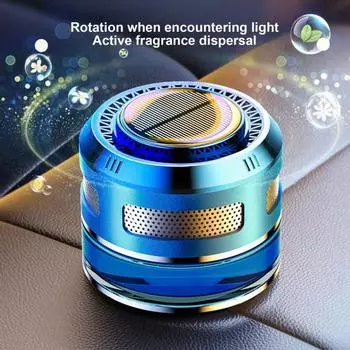 Автомобильный парфюмерный орнамент на солнечной энергии, ароматерапия, автодекор для мужчин, безопасный стильный, доступный в зеленом, сером, синем цвете зелёный