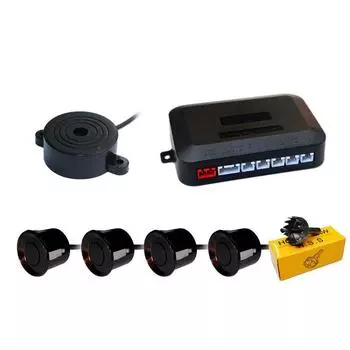 Автомобильный парктроник с 4 датчиками пищит без дисплея