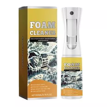 Автомобильный пенный очиститель 200 мл, чистящее средство для автомобиля, мойка салона автомобиля, сильное обеззараживание потолка, сидений CHINA