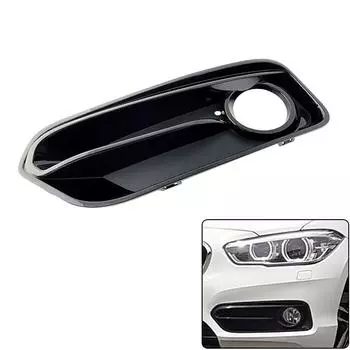 Автомобильный передний бампер фара рамка противотуманные фары рамка крышка для BMW 1 серии F20 F21 LCI Sport 2015-2018 с отверстиями для ламп черный