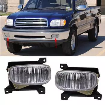 Автомобильный передний бампер, противотуманная фара для Toyota Tundra Pickup 2000 2001 2002, противотуманная фара 1PC Left
