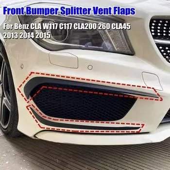 Автомобильный передний бампер сплиттер вентиляционные заслонки рамка решетка аксессуары для Mercedes Benz CLA-класса W117 C117 CLA200 260 CLA45 2013-2015