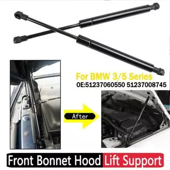 Автомобильный передний капот подъемник газовый амортизатор стойка капота подъемник поддержка нержавеющая сталь замена для BMW 5 серии E60 E61 поддержка автомобиля