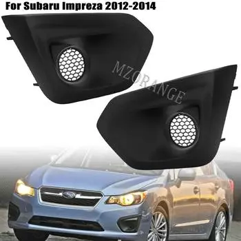 Автомобильный передний противотуманный фонарь для Subaru Impreza 2012 2013 2014, передний бампер, противотуманные фары, рамки, обрезная рамка автомобиля 1 pair mesh