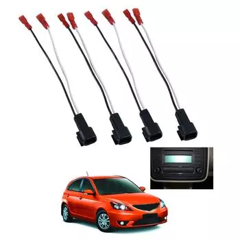 Автомобильный передний твитер жгут проводов динамика для Chevy Ford Focus Mazda, автомобильный разъем адаптера для замены динамика